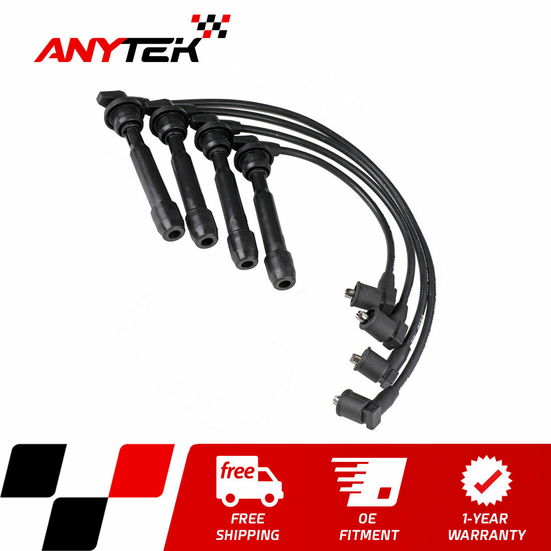 Spark Plug Wires for Hyundai Elantra Tiburon Tucson Kia Spectra Spectra5 Soul