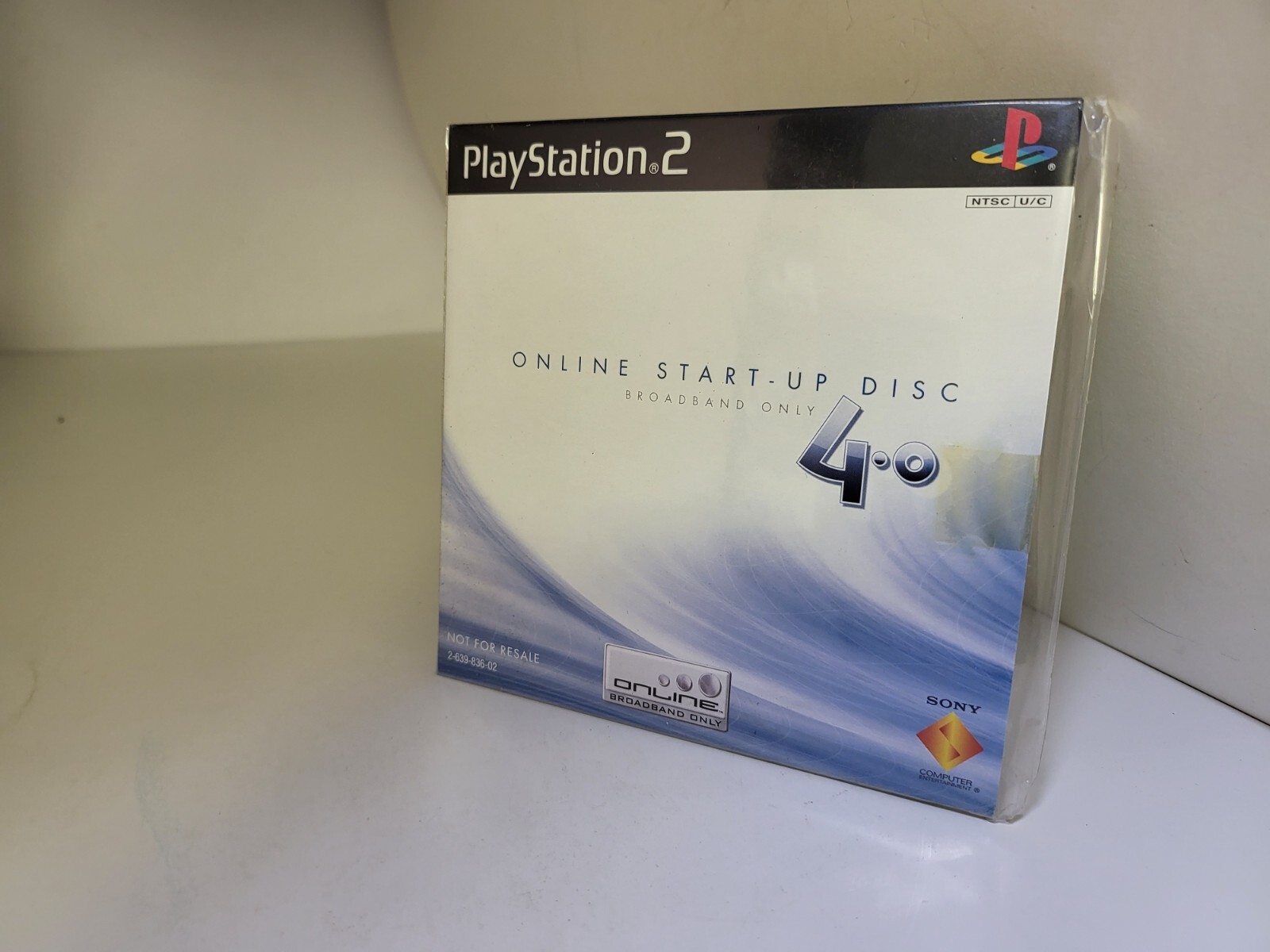 NEW MINT Sealed Official Playstation 2 PS2 Internet Online Start-up Disc 4.0 U13