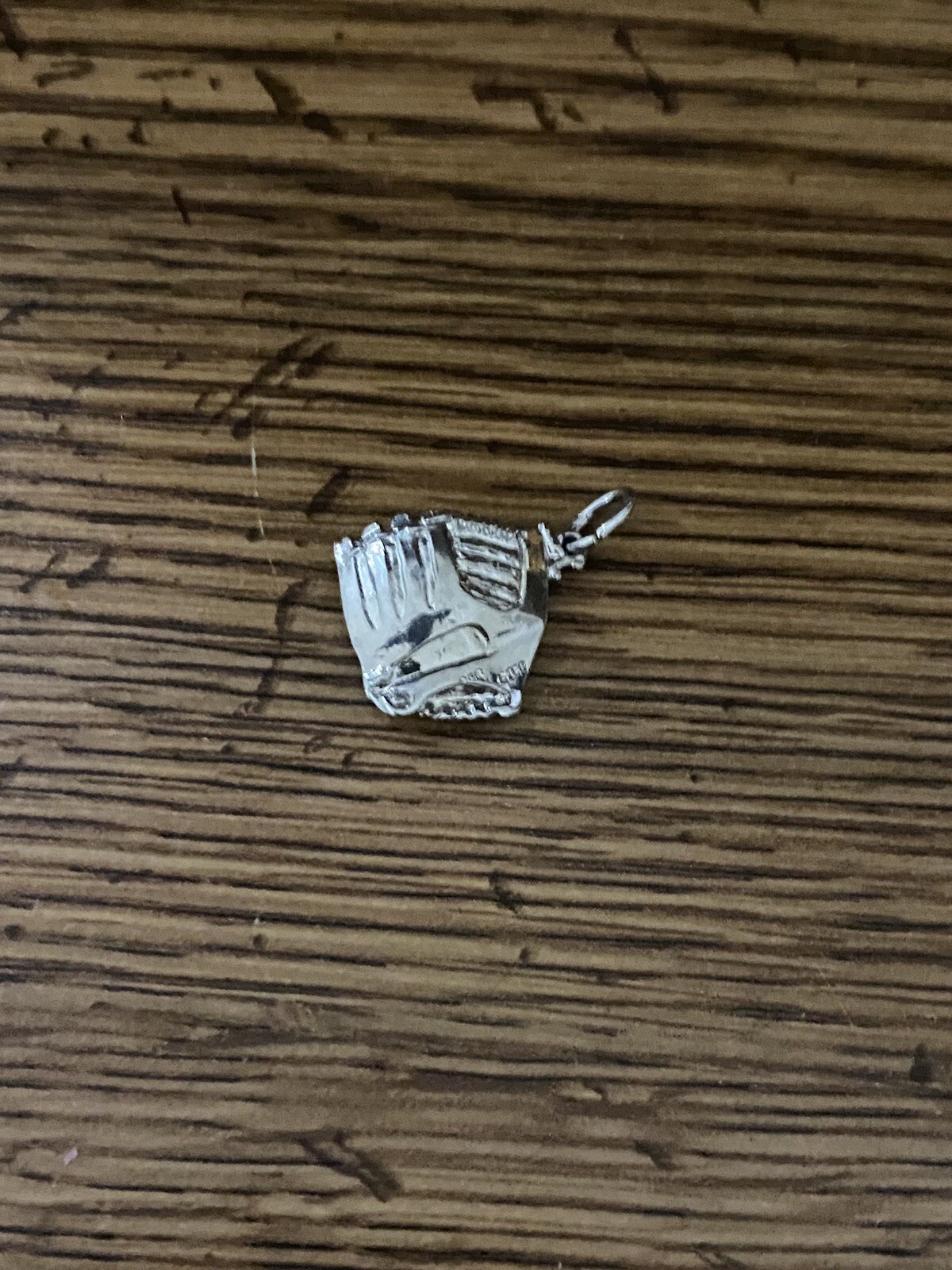 Sterling Baseball Ball and Glove Charm