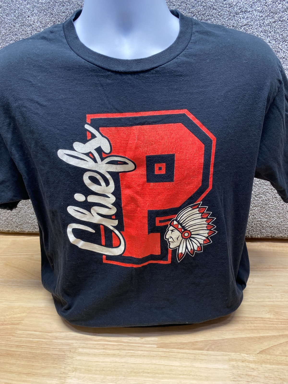 Peducah Chiefs Baseball T Shirt Large Collegiate Summer League OVL