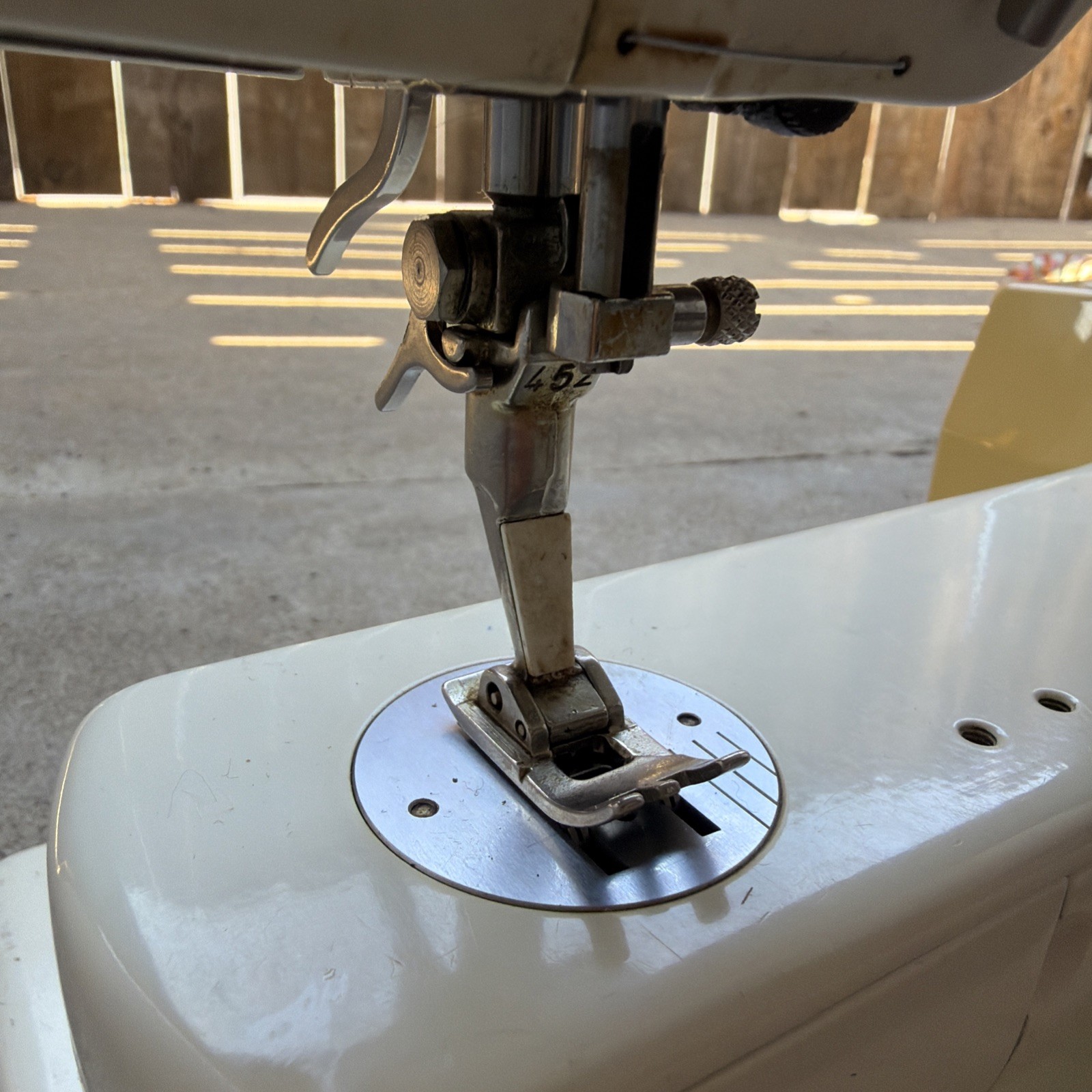 Bernina 830 Record Sewing Machine Only - Powers On, Missing Pieces - Sold As Is