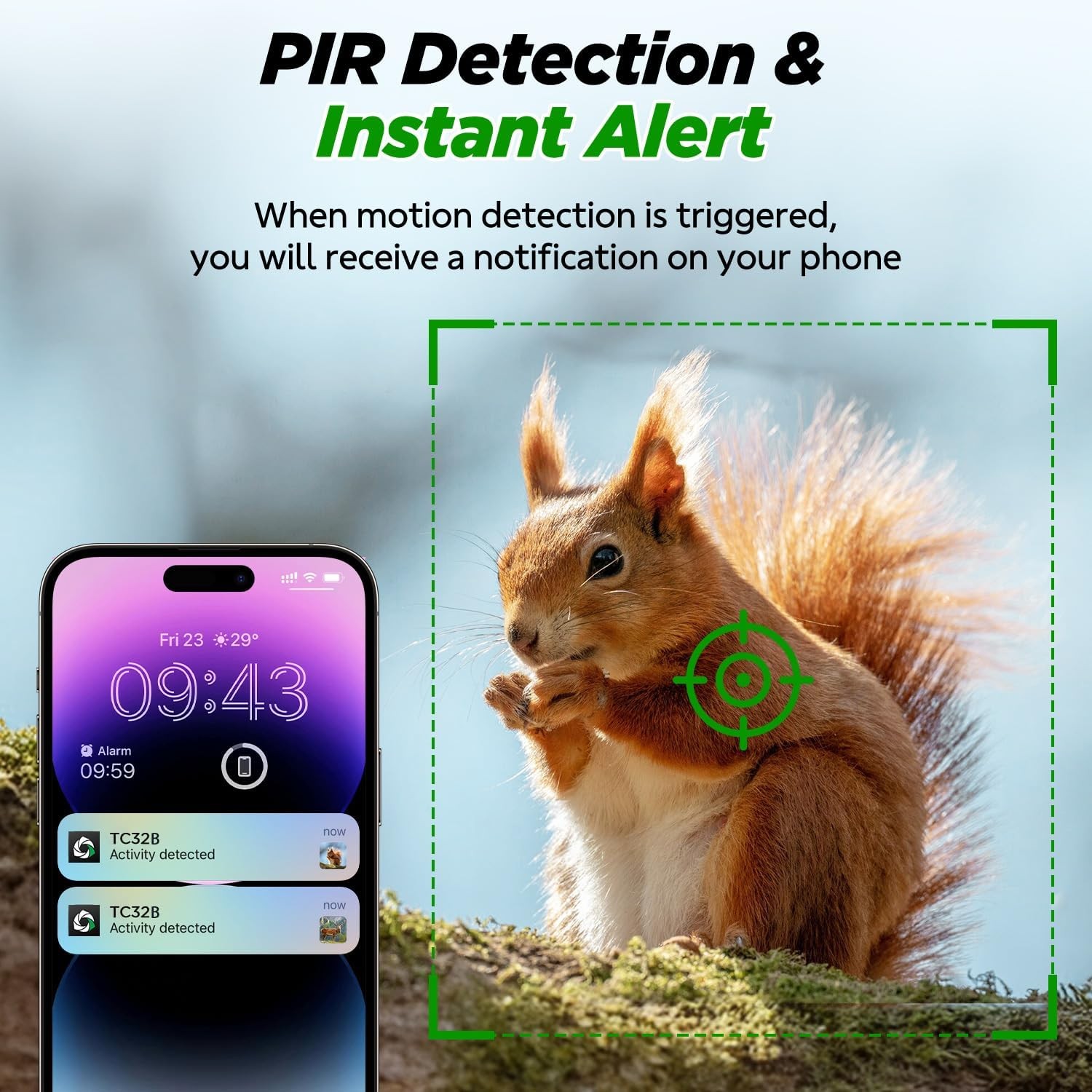 4G Cellular Trail Camera with SIM Card 360° View Live Streaming 4W Solar Panel