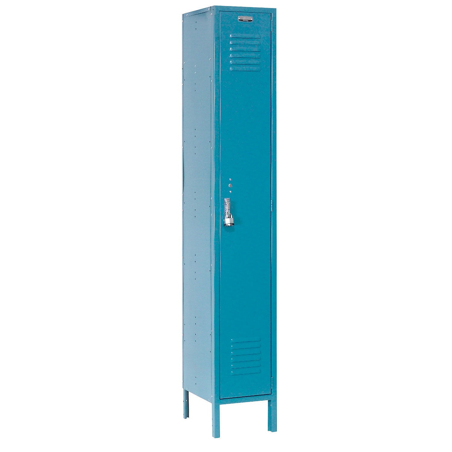 Single Tier Locker 12x12x60 1 Door Ready To Assemble Blue