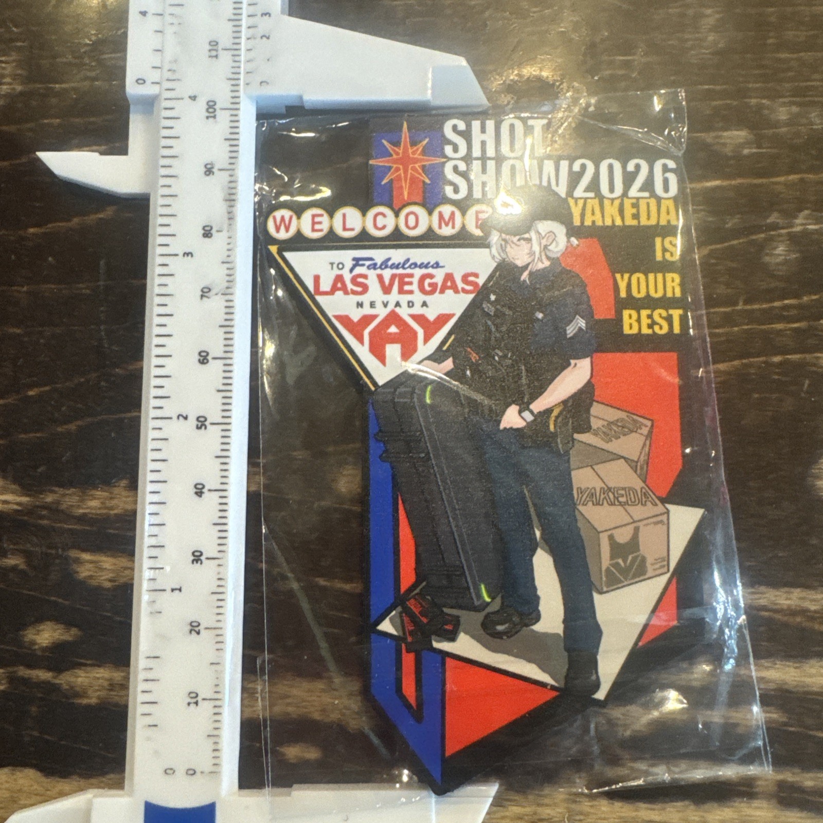 Yakeda Shot Show Vegas 2026 NEW PVC Patch Hook & Loop 4”