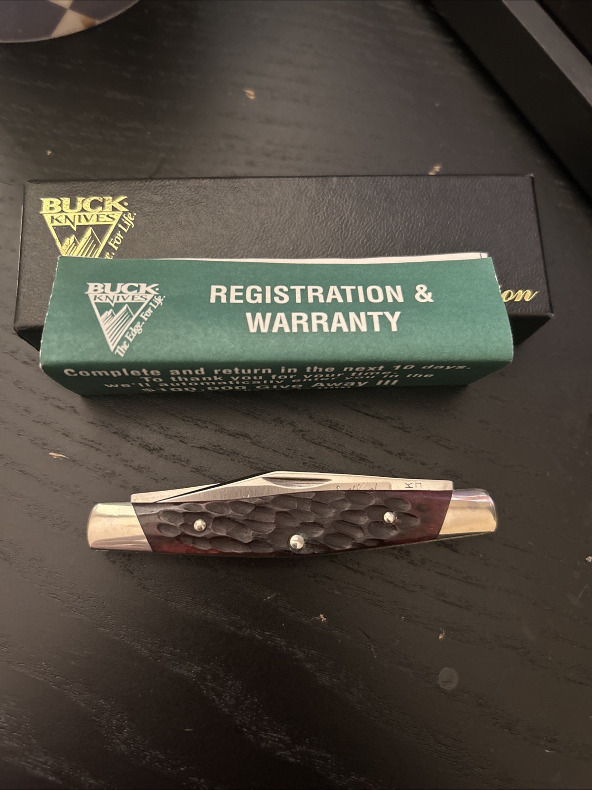 BUCK KNIVES 303 *LIMITED EDITION* CADET POCKET KNIFE / JIGGED BROWN BONE HANDLE