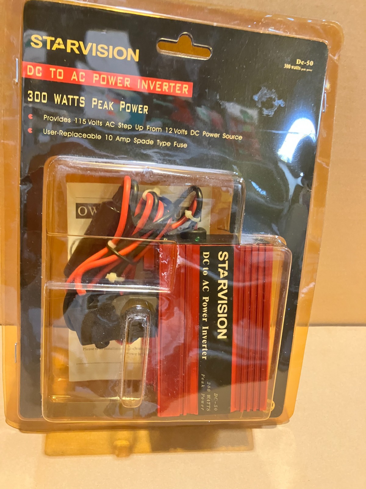 300 Watt Power Inverter with cigarette lighter plug 12v