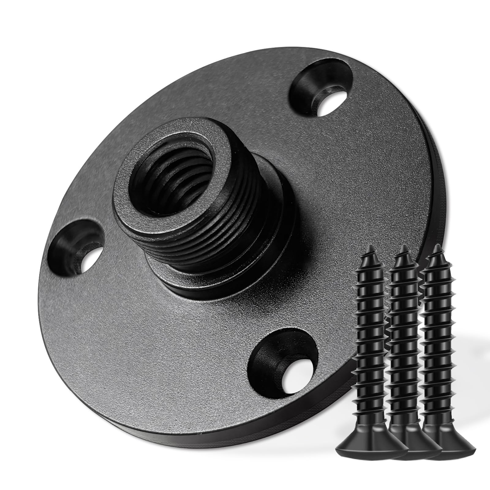 Mic Podium Flange Mounts with Pad KB48 - Microphone Gooseneck Table Mounts wi...