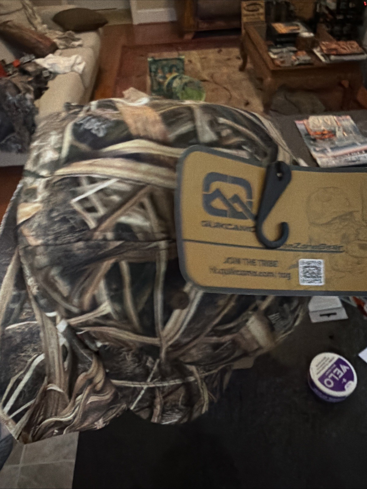 Mossy Oak Blades Camo Hat With Face mask