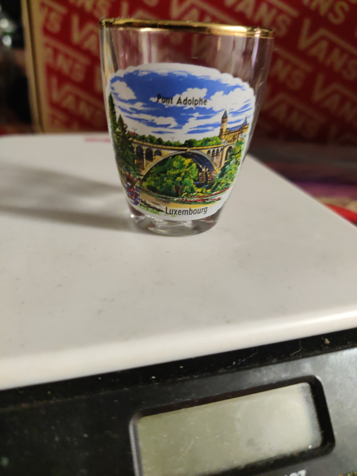 Lexembourg Pot Adolphe" Souvenir Shot Glass