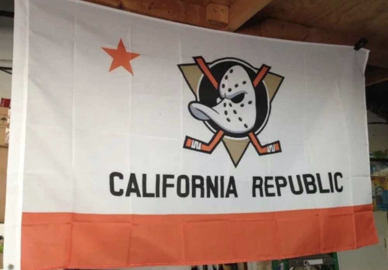 Anaheim Ducks California Republic NHL 3x5 ft Sports Banner Man-Cave Garage Bar