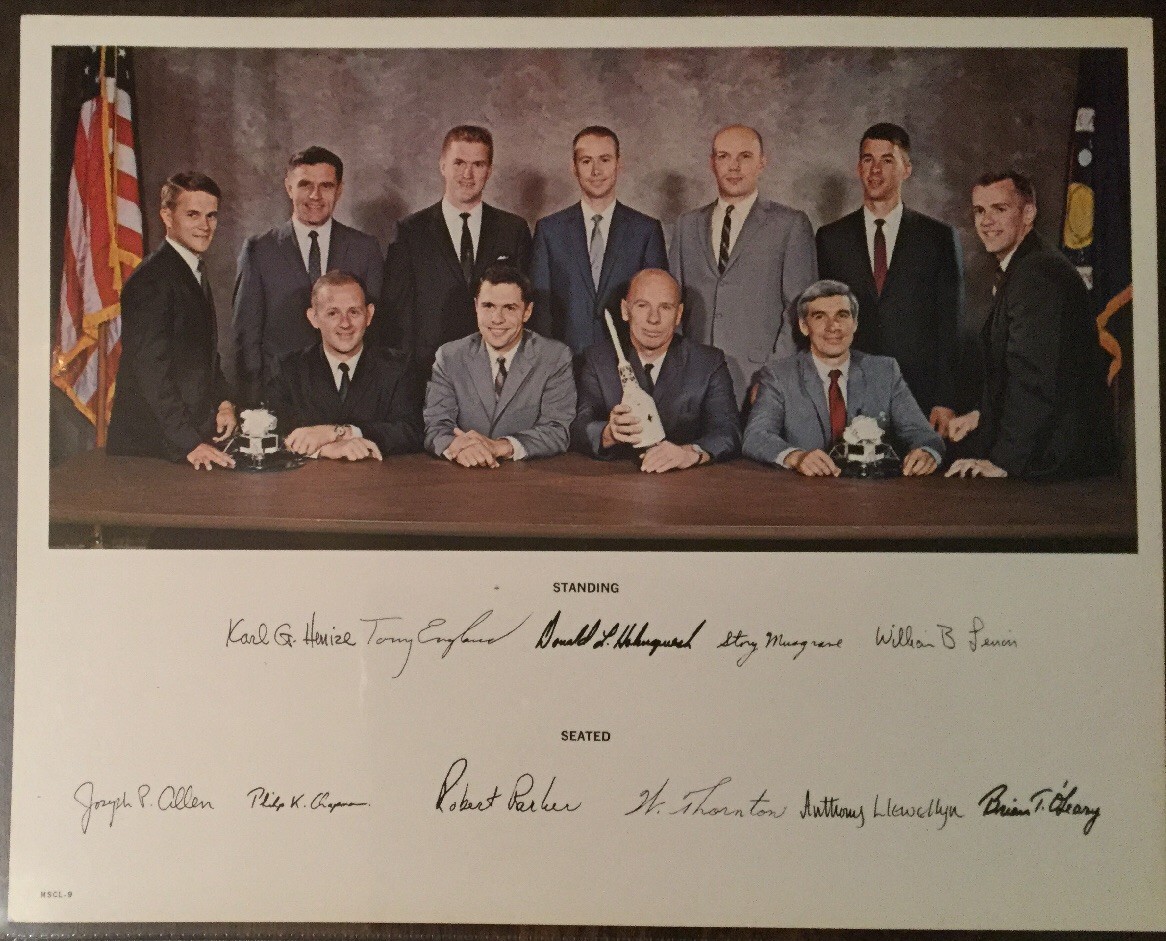 NASA Astronaut Group 6 1967 Musgrave Lenoir Allen Chapman Parker Thornton Photo