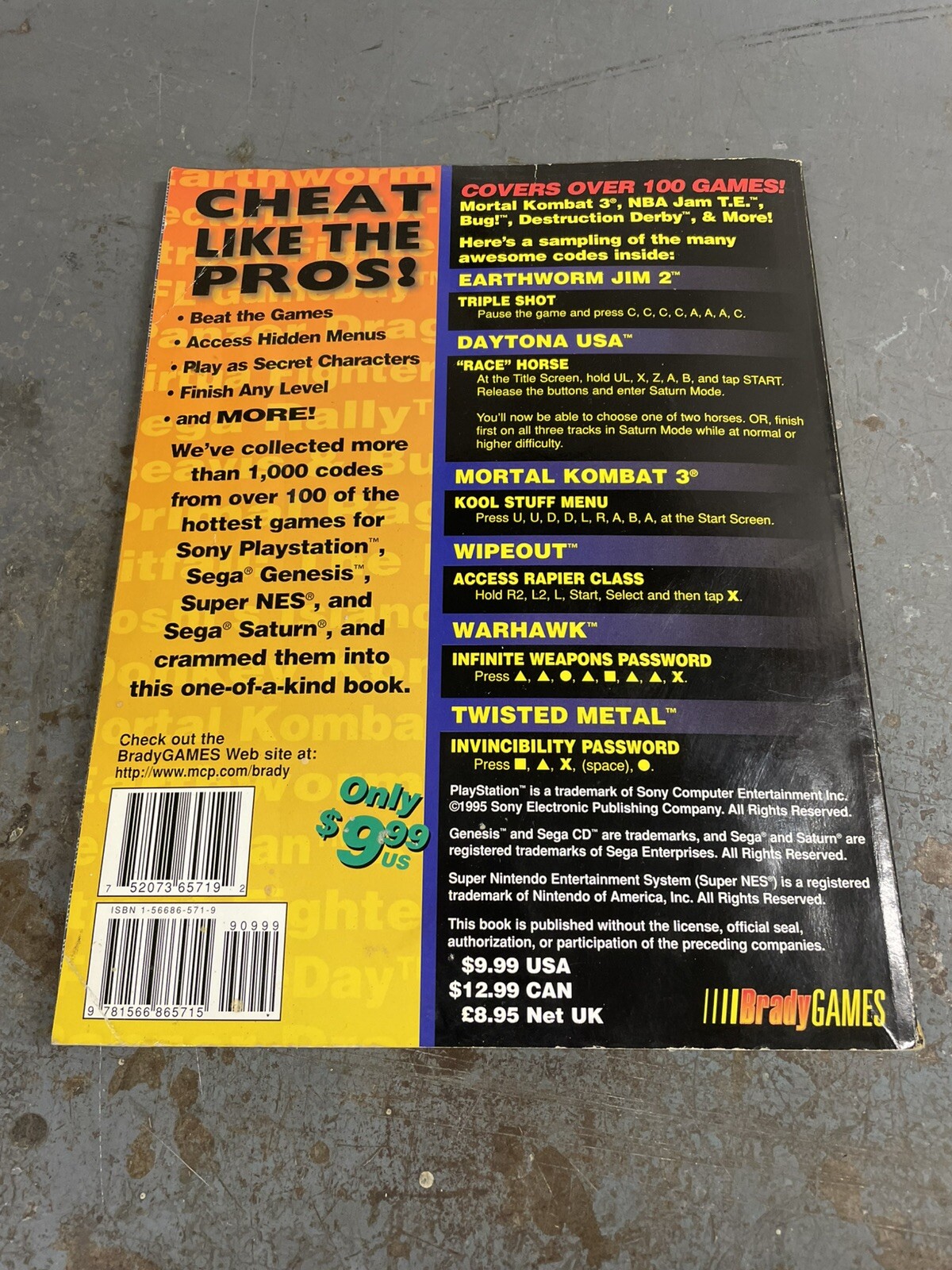 1001 Secret Codes Official Strategy Guide Brady Games