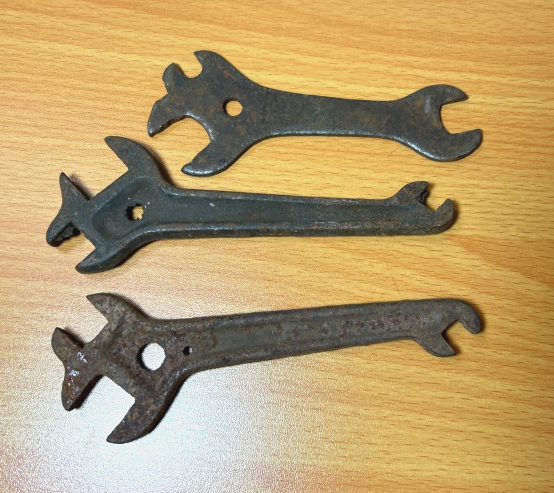 3 Vintage Tractor Wrenches