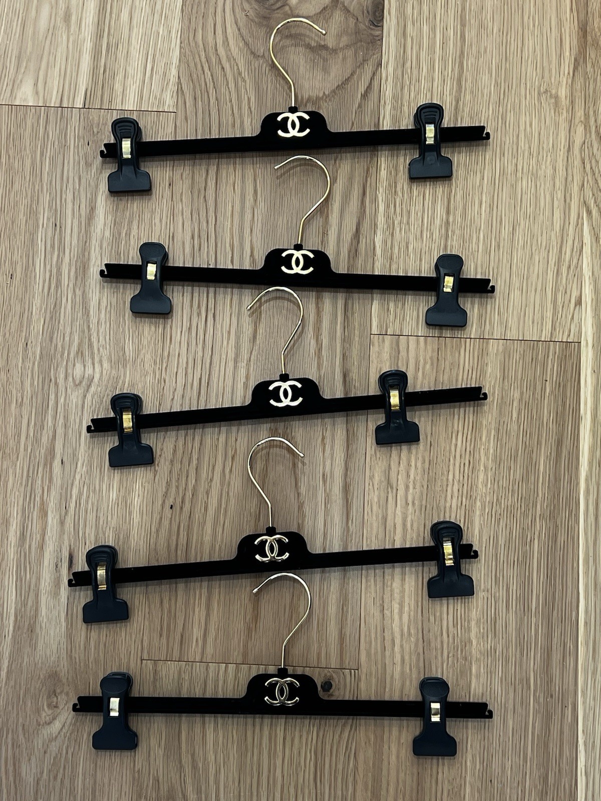 5 Authentic CHANEL Hangers Skirts & Pants Set