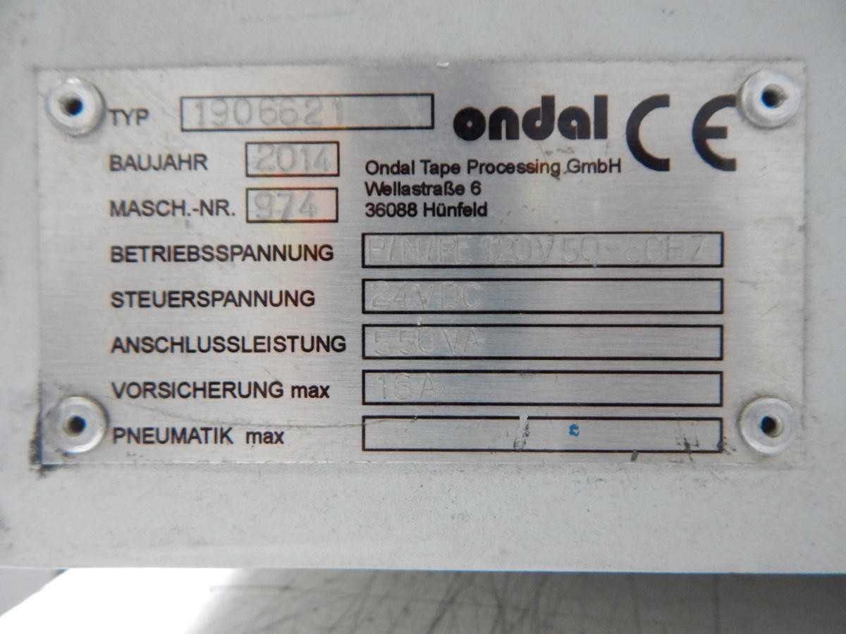 ONDAL 1906621 HARNESS TAPING MACHINE M3466