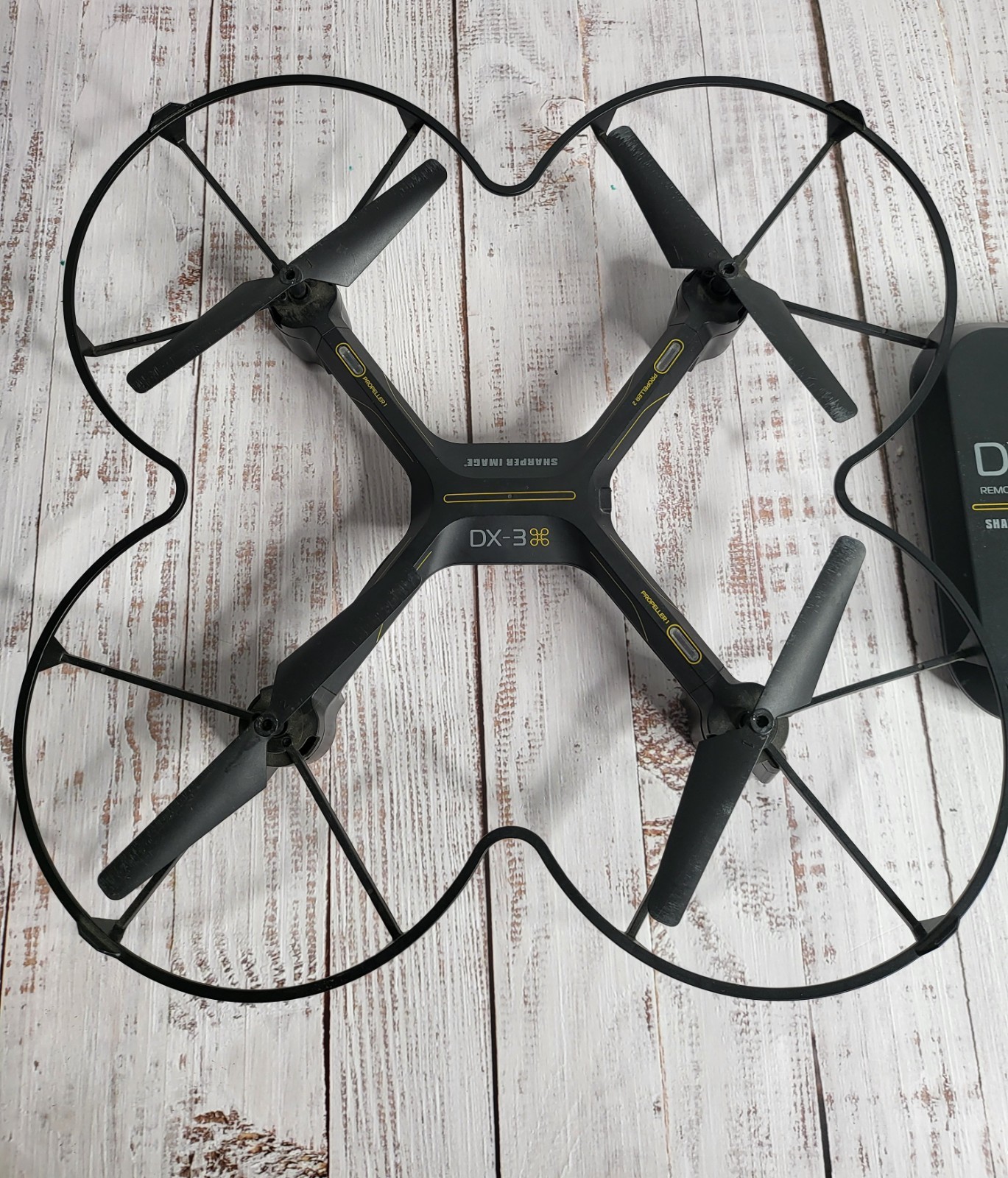 Sharper Image Drone DX-3 Video Drone Black w/Remote