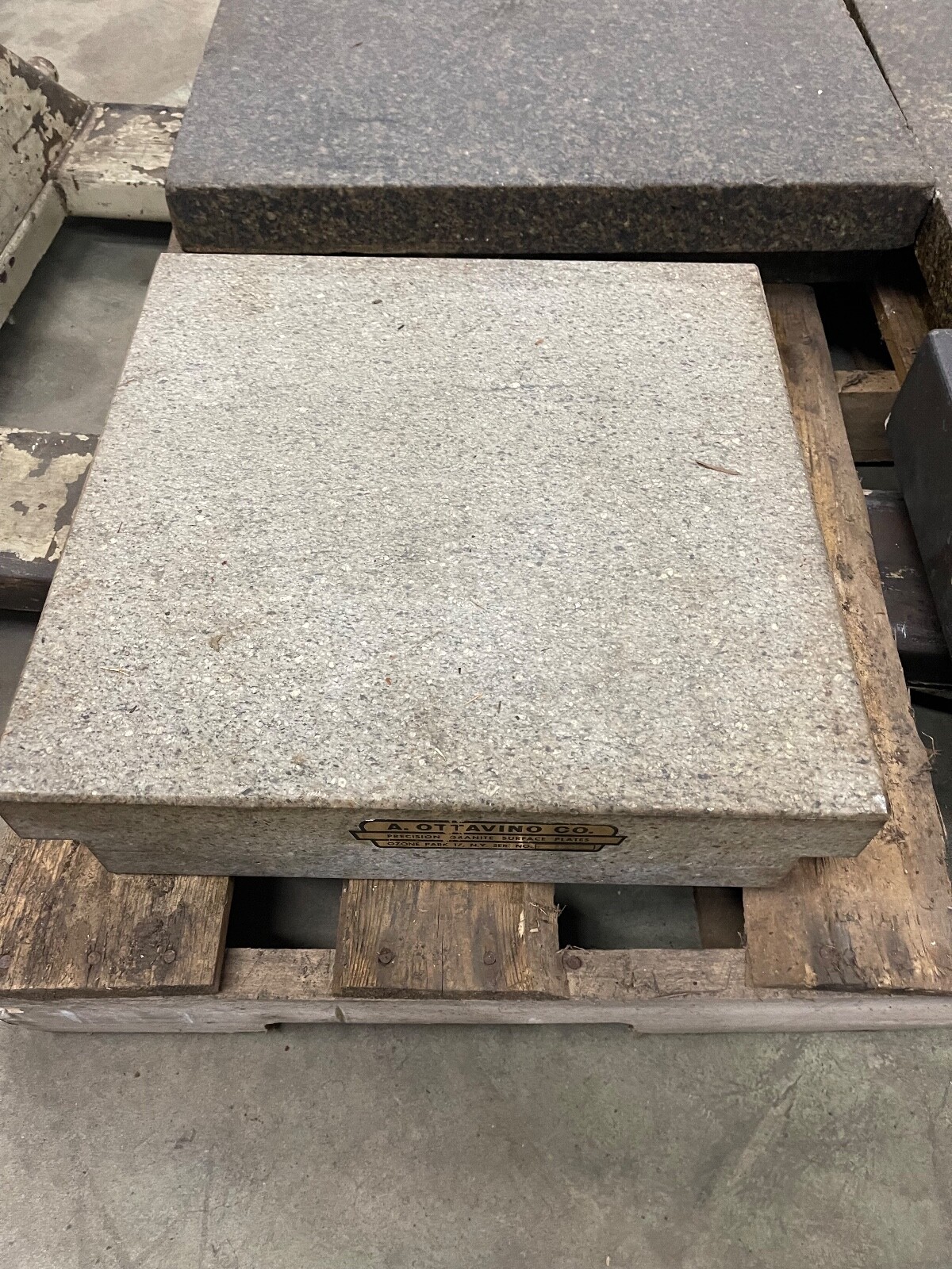 A. Ottavino Co. 18" x 18" Granite Surface Plate