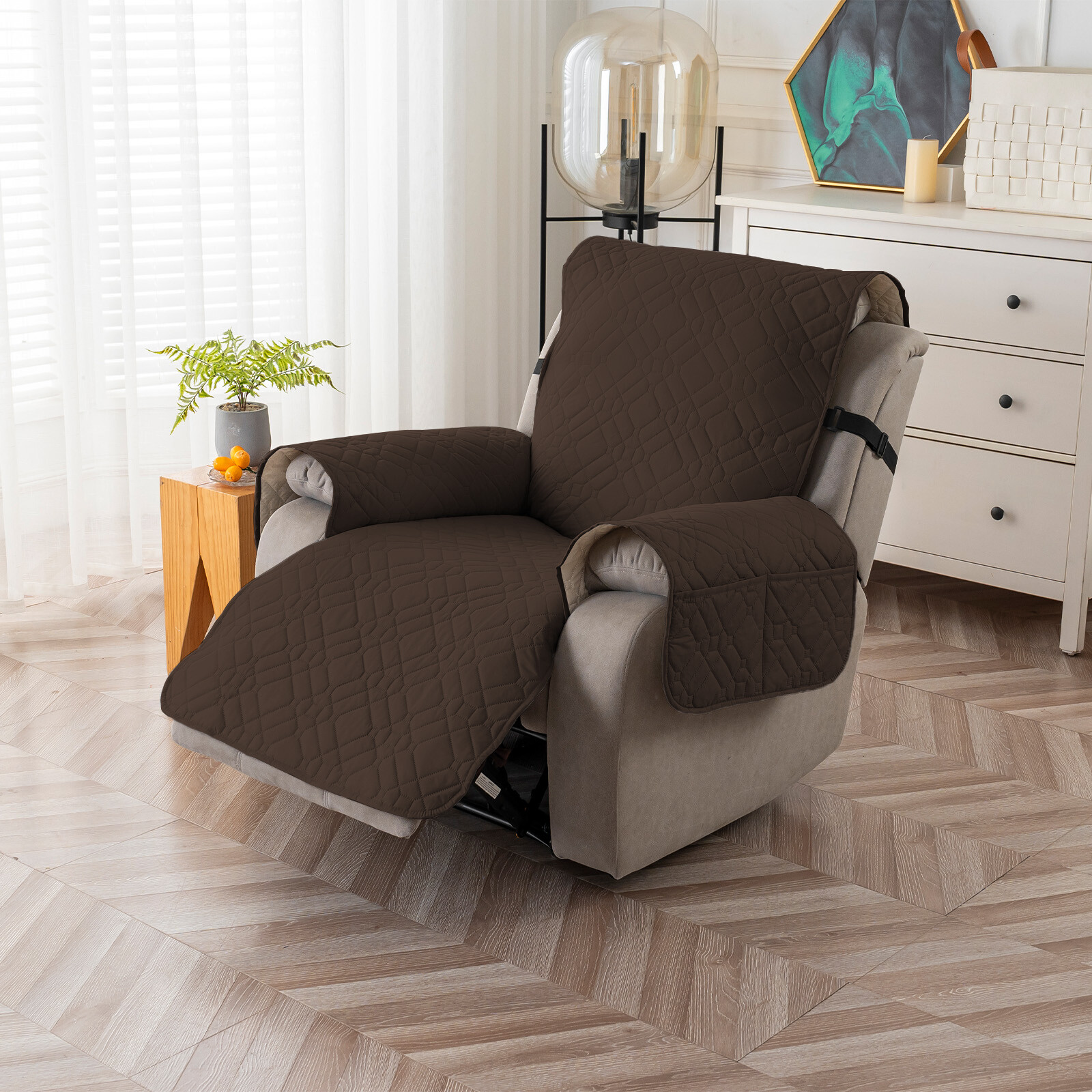 100% Waterproof Non Slip Recliner Chair Cover Slipcover Recliner Chair 23inch