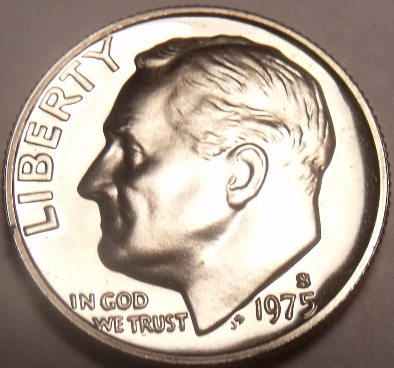 United States Proof 1975-S Roosevelt Dime~See Why Proofs Are Best~Free Shipping