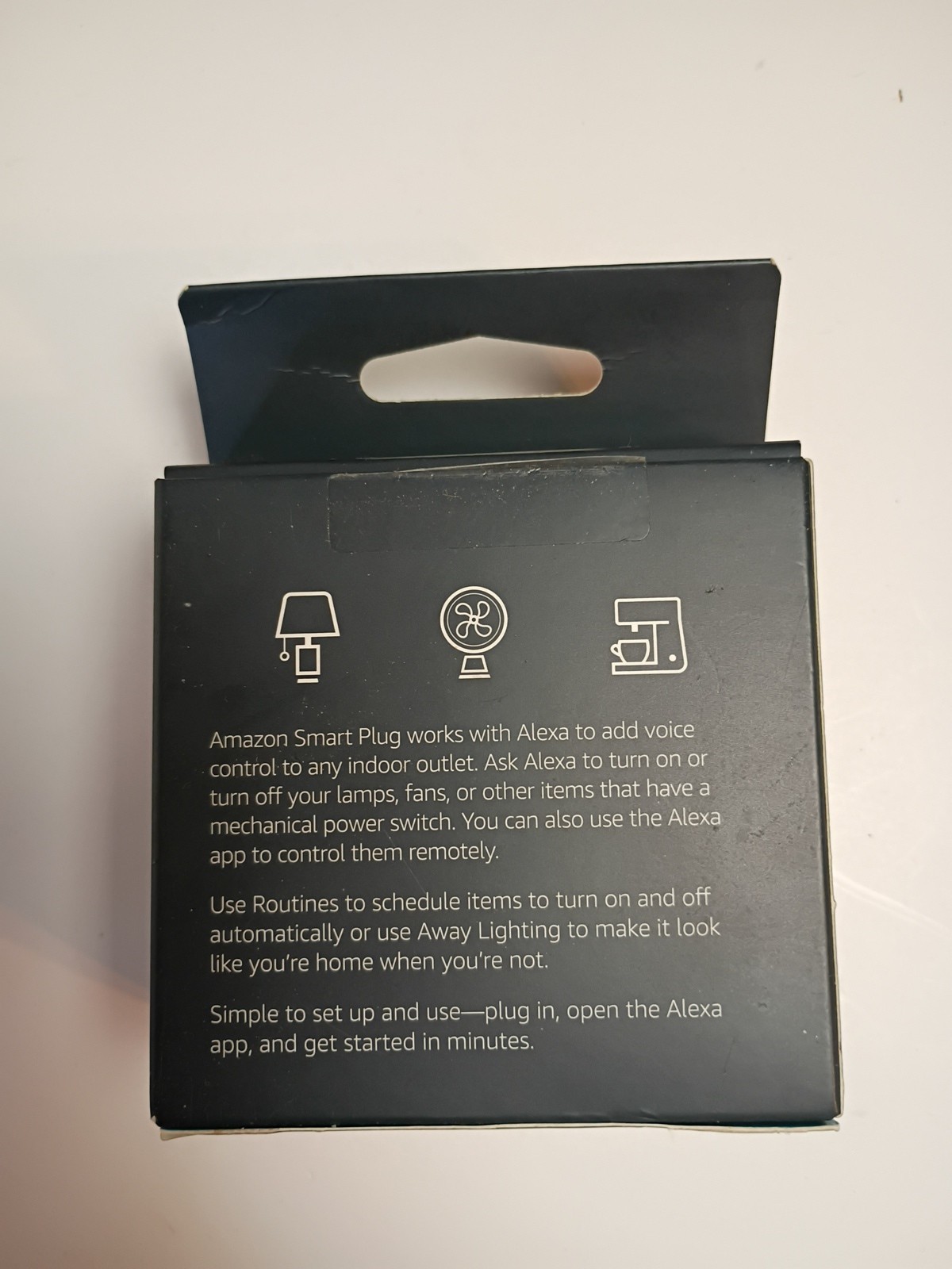 Amazon Smart Plug White, Compatible with Alexa, New
