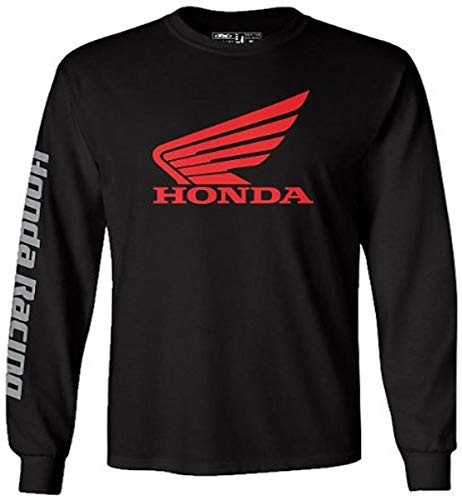 Factory Effex 17-87318 Honda Long Sleeve T-Shirt Black (XXL)
