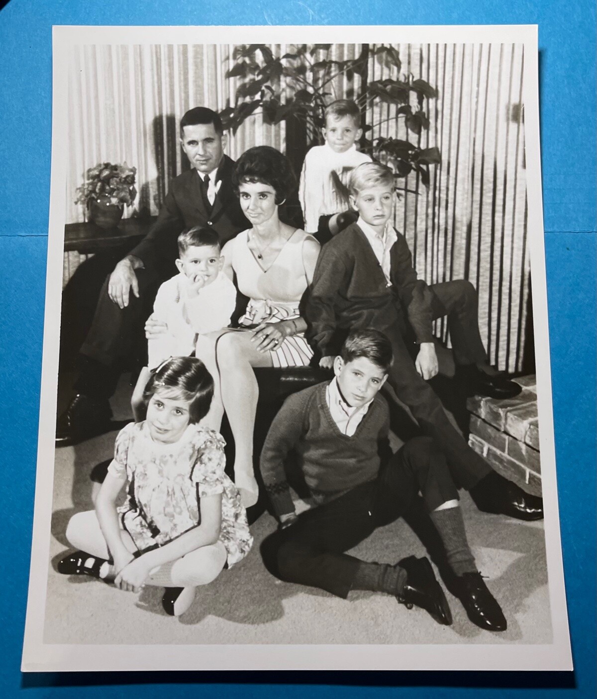 WILLIAM ANDERS APOLLO 8 NASA FAMILY SPECIAL INTEREST PHOTO BLANK BACK
