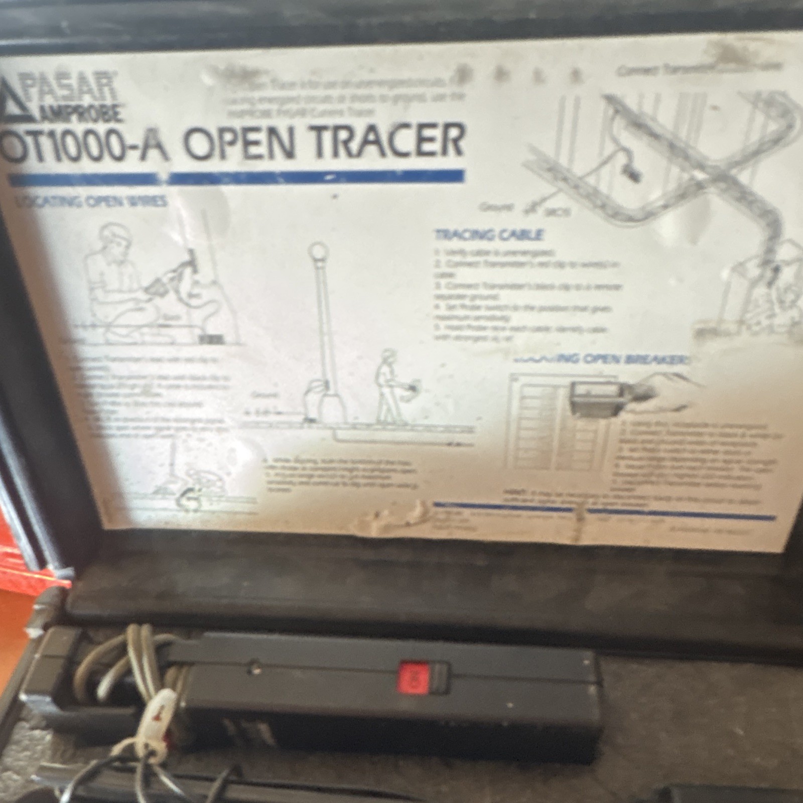 Pasar Amprobe OT1000-A Open Tracer Cable/Wire Tester Kit for Open Wires