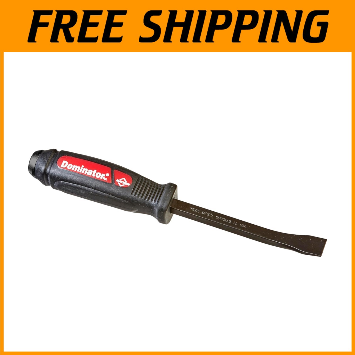 5-C Pry Bar, Curved, 10" OAL, Black Oxide