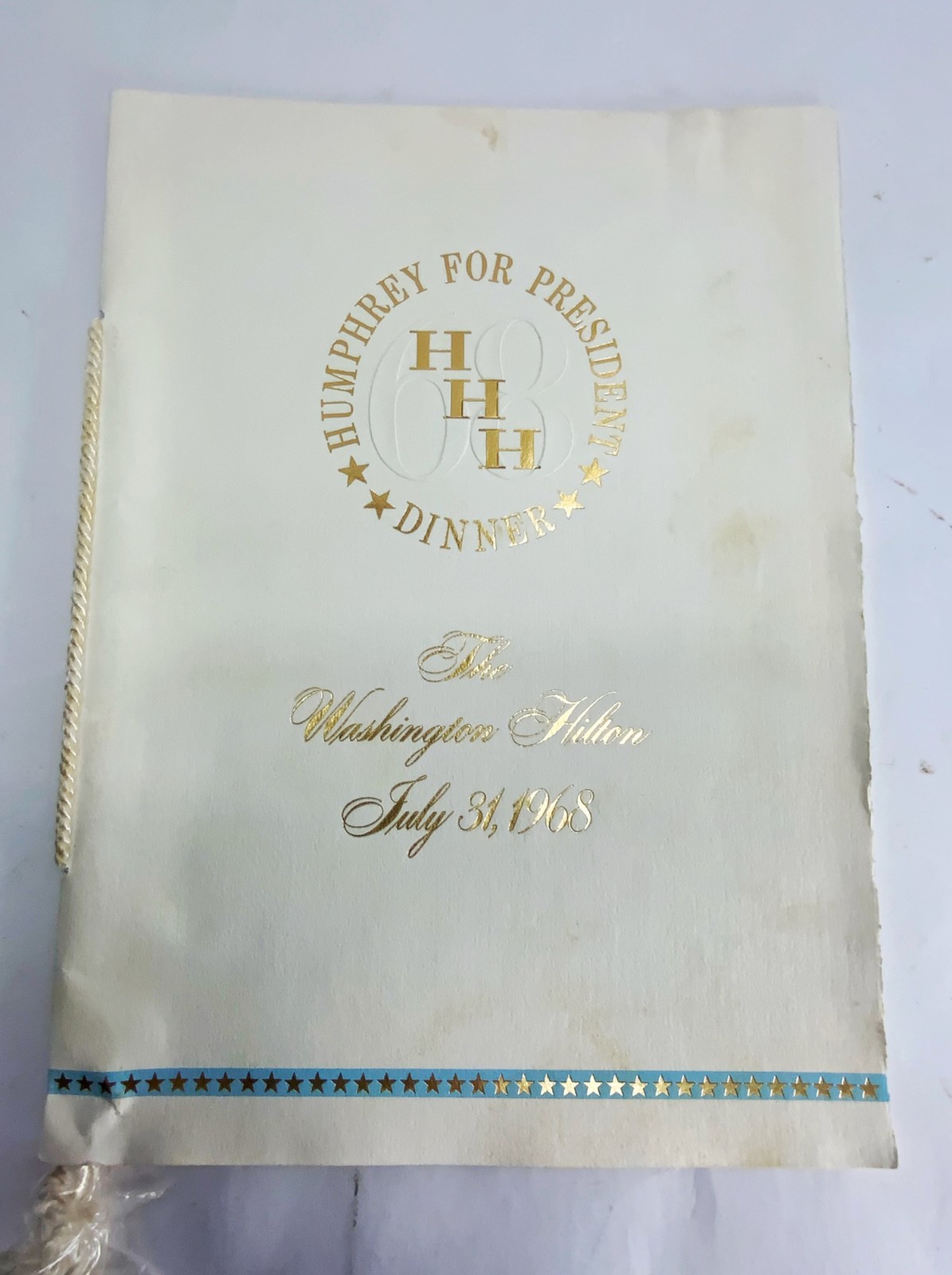 1968 VINTAGE Chicago Democratic convention program & Archive