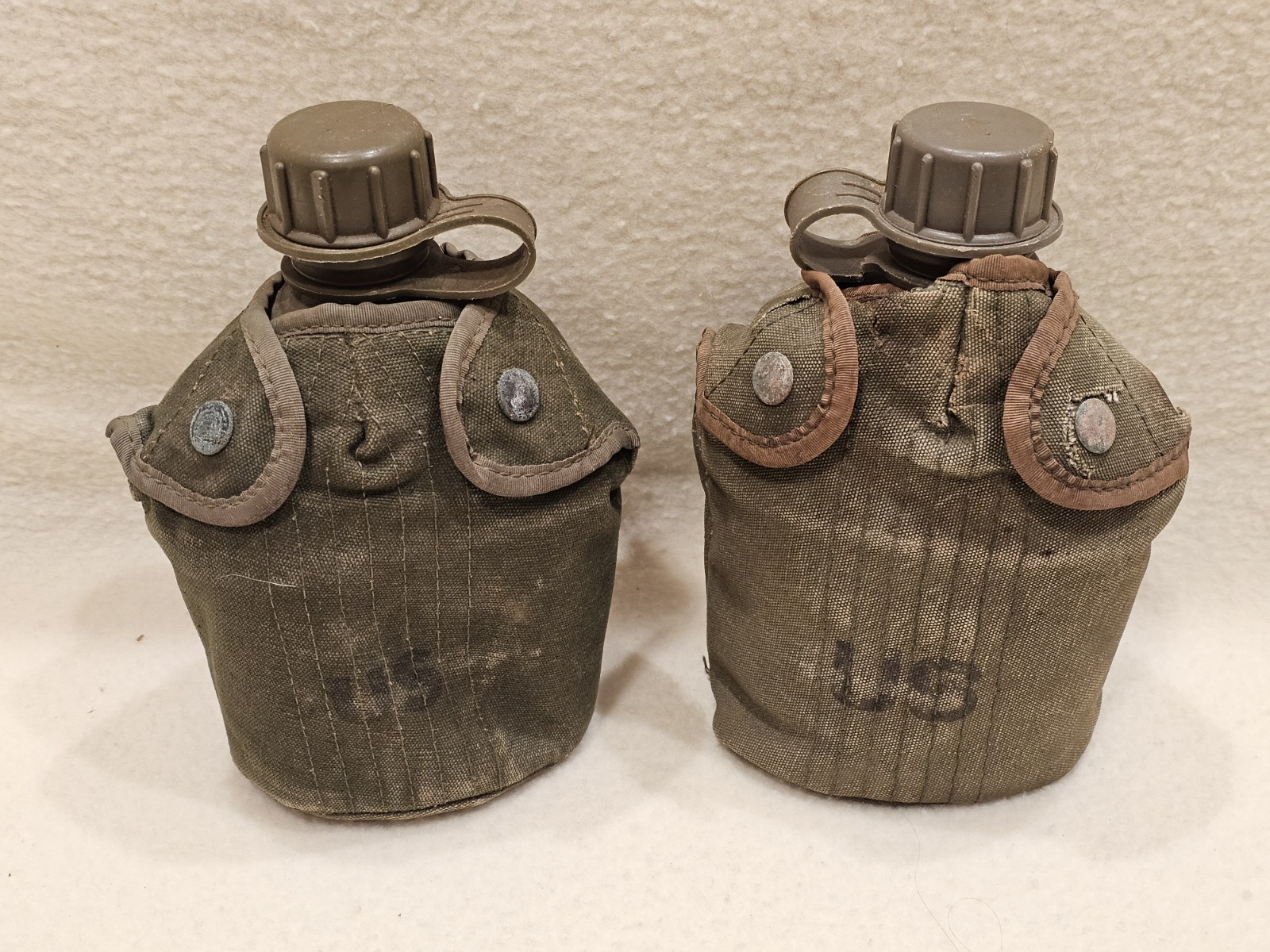 Vintage Vietnam War Era Canteen With Canvas Cover And Metal Canteen Cup