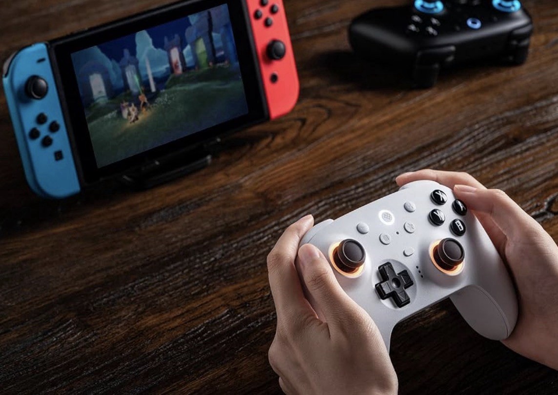 8BitDo Ultimate 2 Bluetooth Controller for Switch 2 Switch Windows PC TMR Hall J