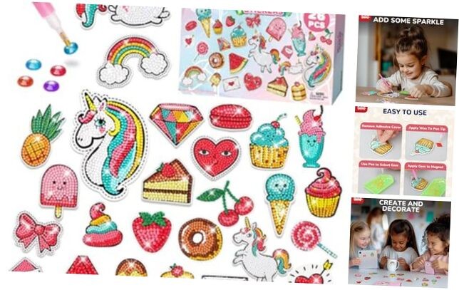 Diamond Painting Kits for Kids - 26pcs Sticker - 26pcs