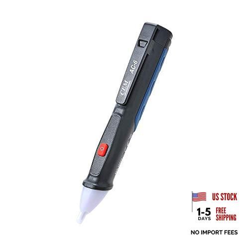 AC-6 Non-Contact AC Voltage Detectors - LED Indicators - Beeper Sound - Auto