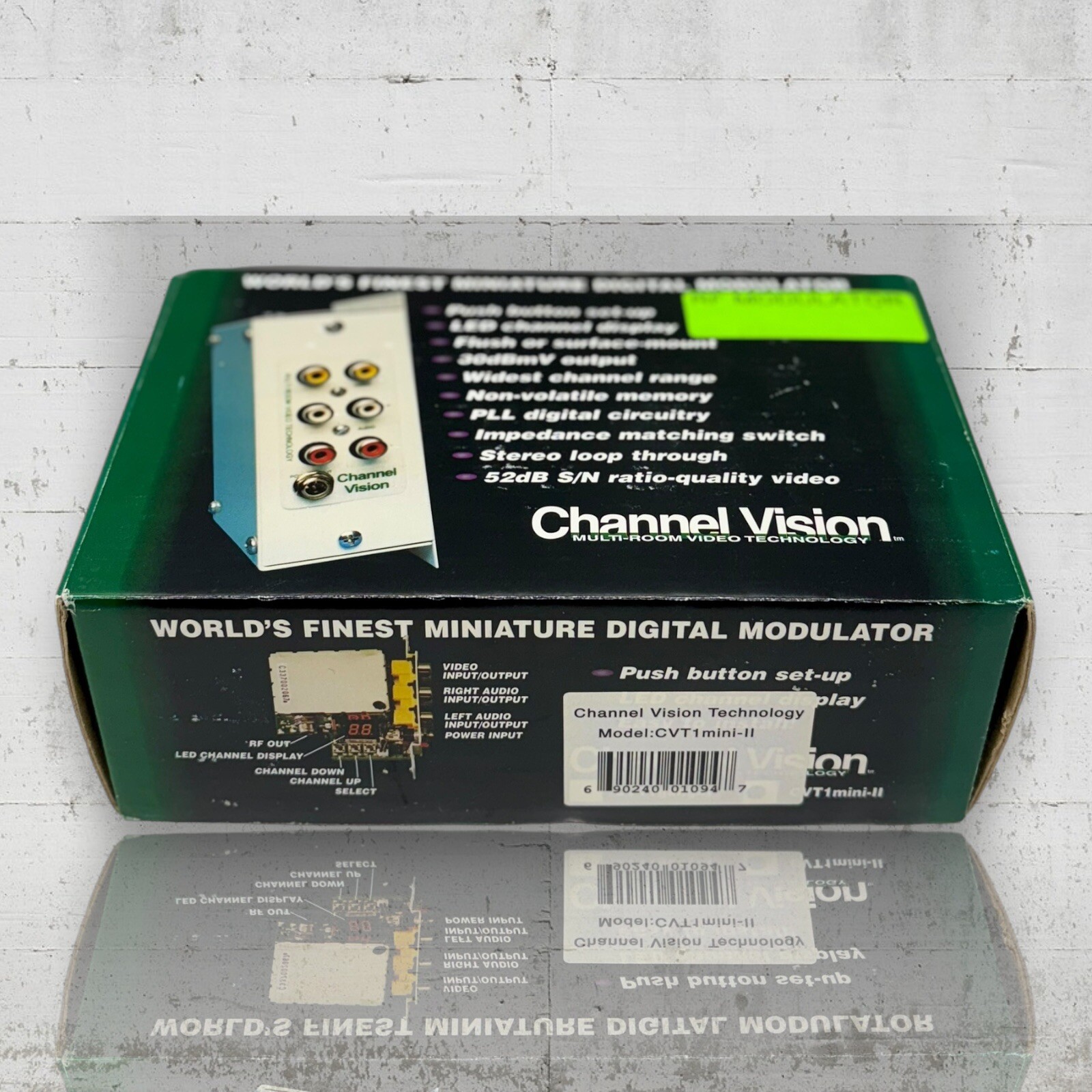 Channel Vision Multi Room Video Modulater MODEL  CVT1 mini II