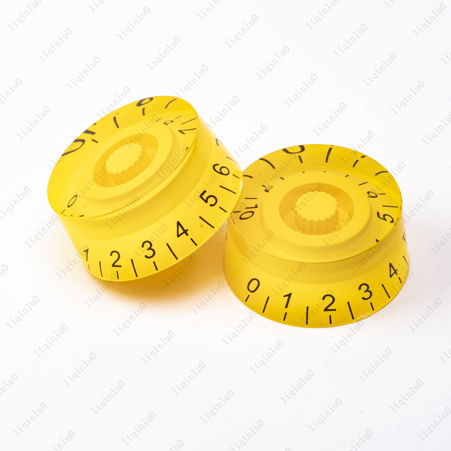 4 Pcs Yellow Custom LP Guitar Control Knobs Speed Knobs For Les Paul SG Guitar