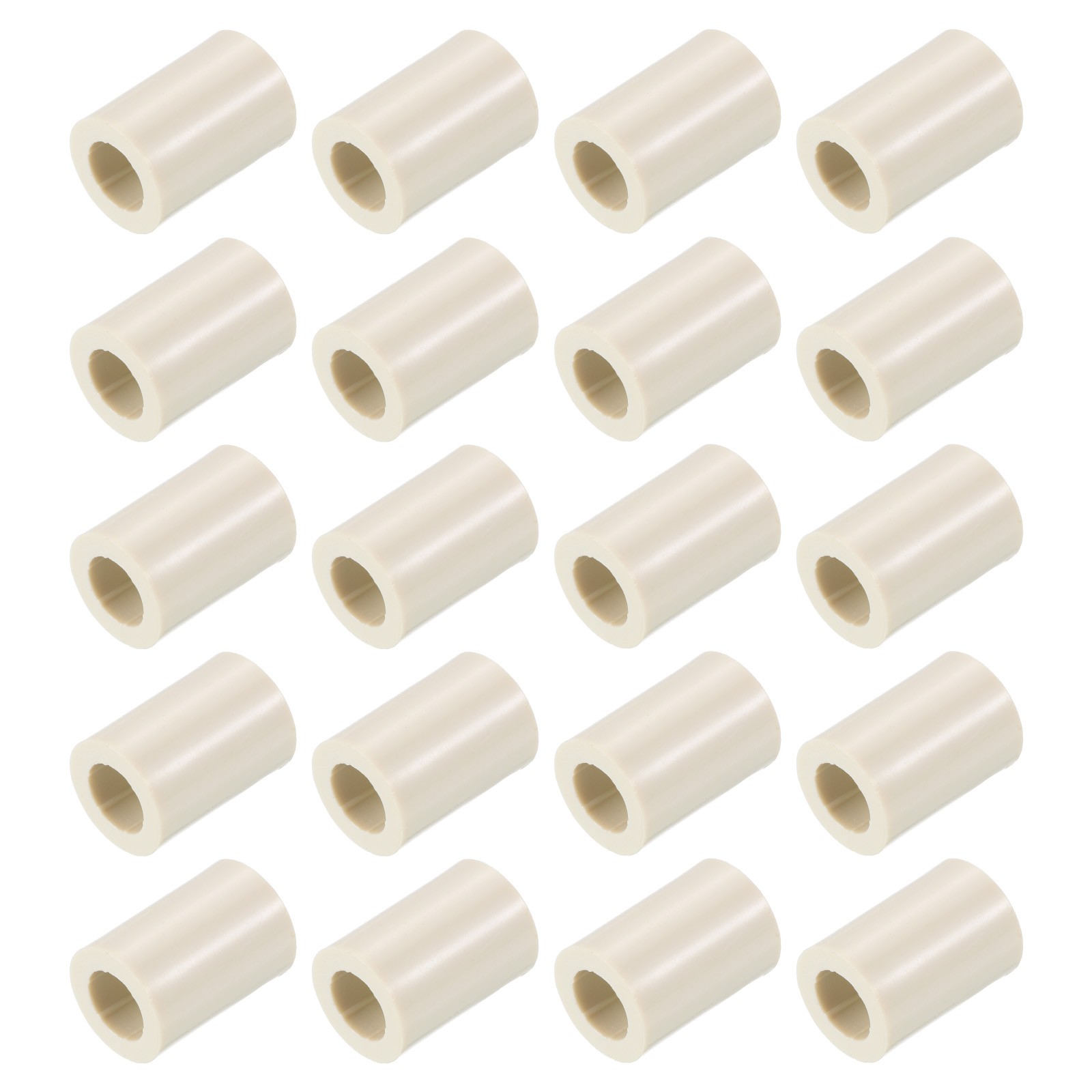 20Pcs 0.8"x13mm Billiard Pool Cue Ferrules Slip on Stick Tip Replacement White