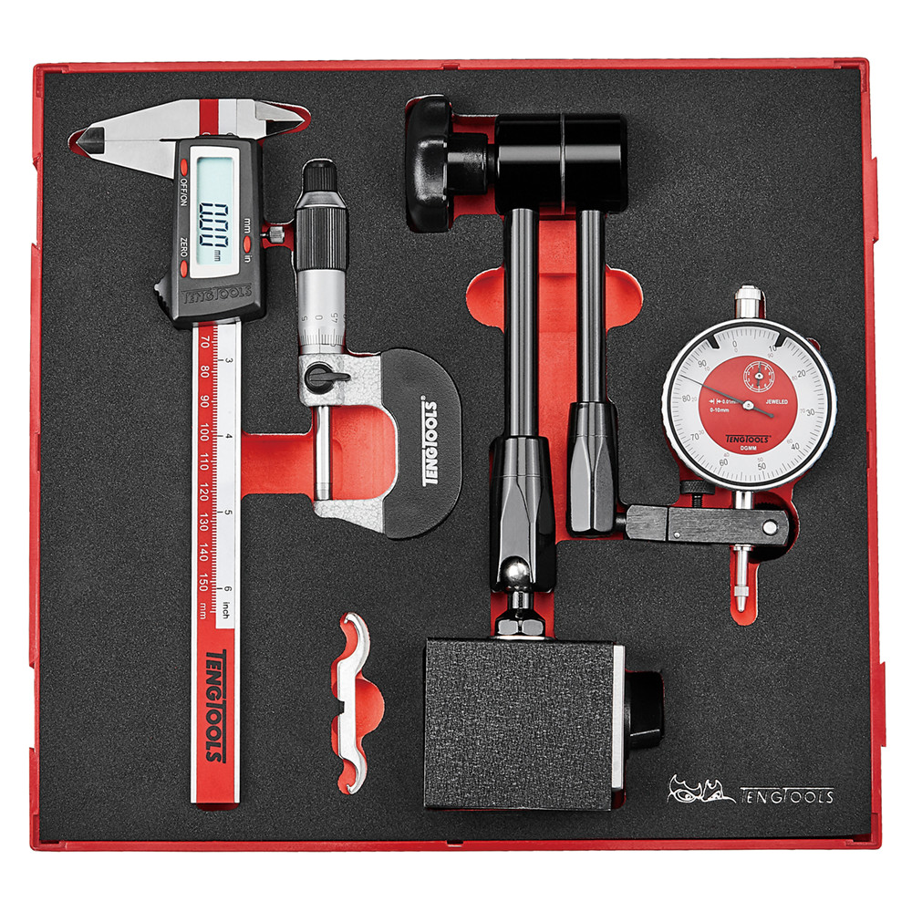 Teng Tools Measuring Tool Set FOAM2 3 Pieces TEDIMM