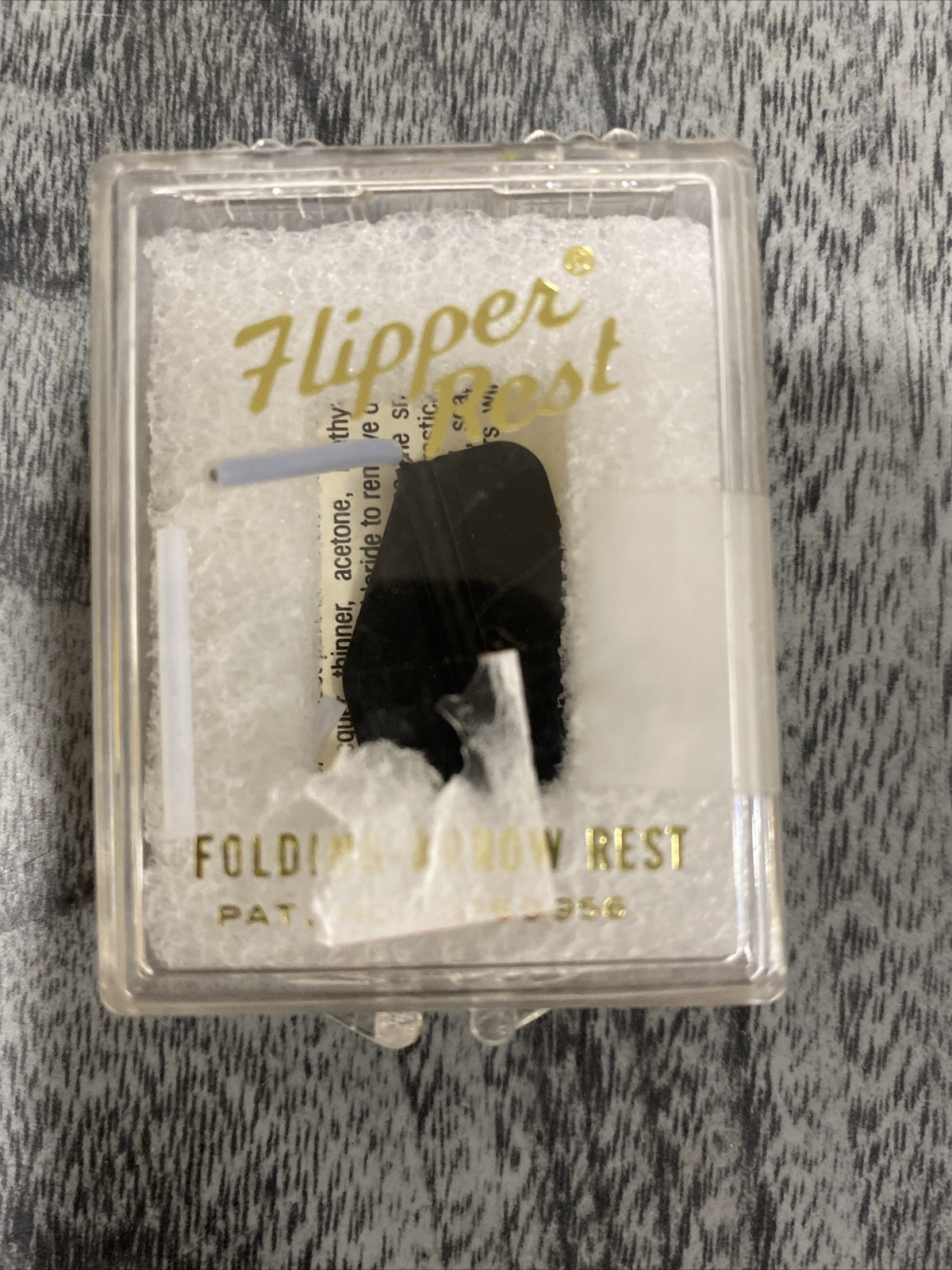 Flipper Rest ARCHERY Left Handed PLUNGER STYLE ARROW VINTAGE NEW OLD STOCK