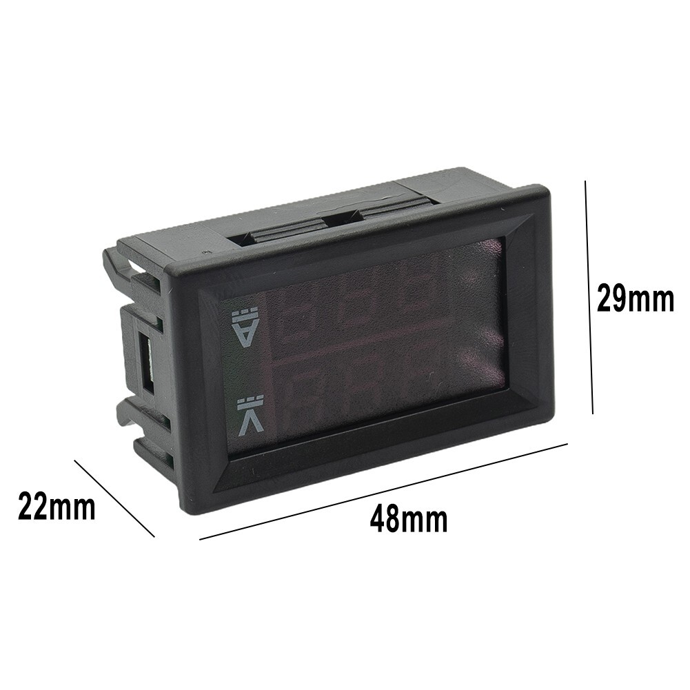 DC 100V Voltmeter,Ammeter,Volt Amp Meter Voltage Current Tester With Shunt