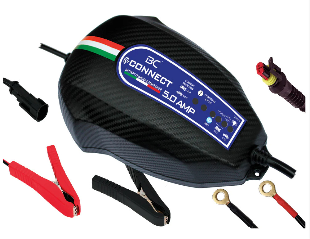 BC Battery CONNECT Charger WIFI 1Amp/5Amp 12v lithium lead SCOOTER