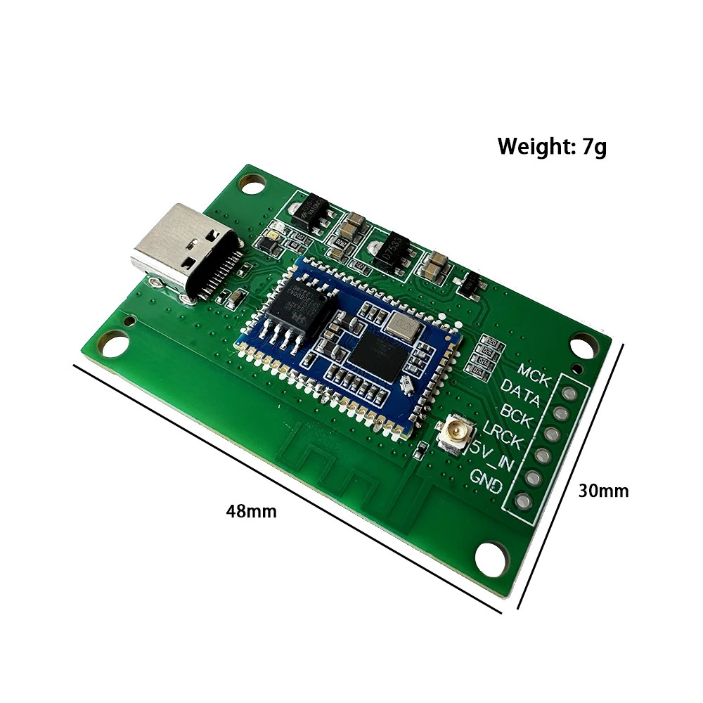QCC5181 Bluetooth Digital Interface Module USB To I2S Output Ldac Aptx Decoding