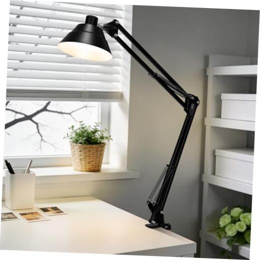 Led Desk Lamp for Home Office - Swing Arm Desk Lamp with Clamp - Architect
