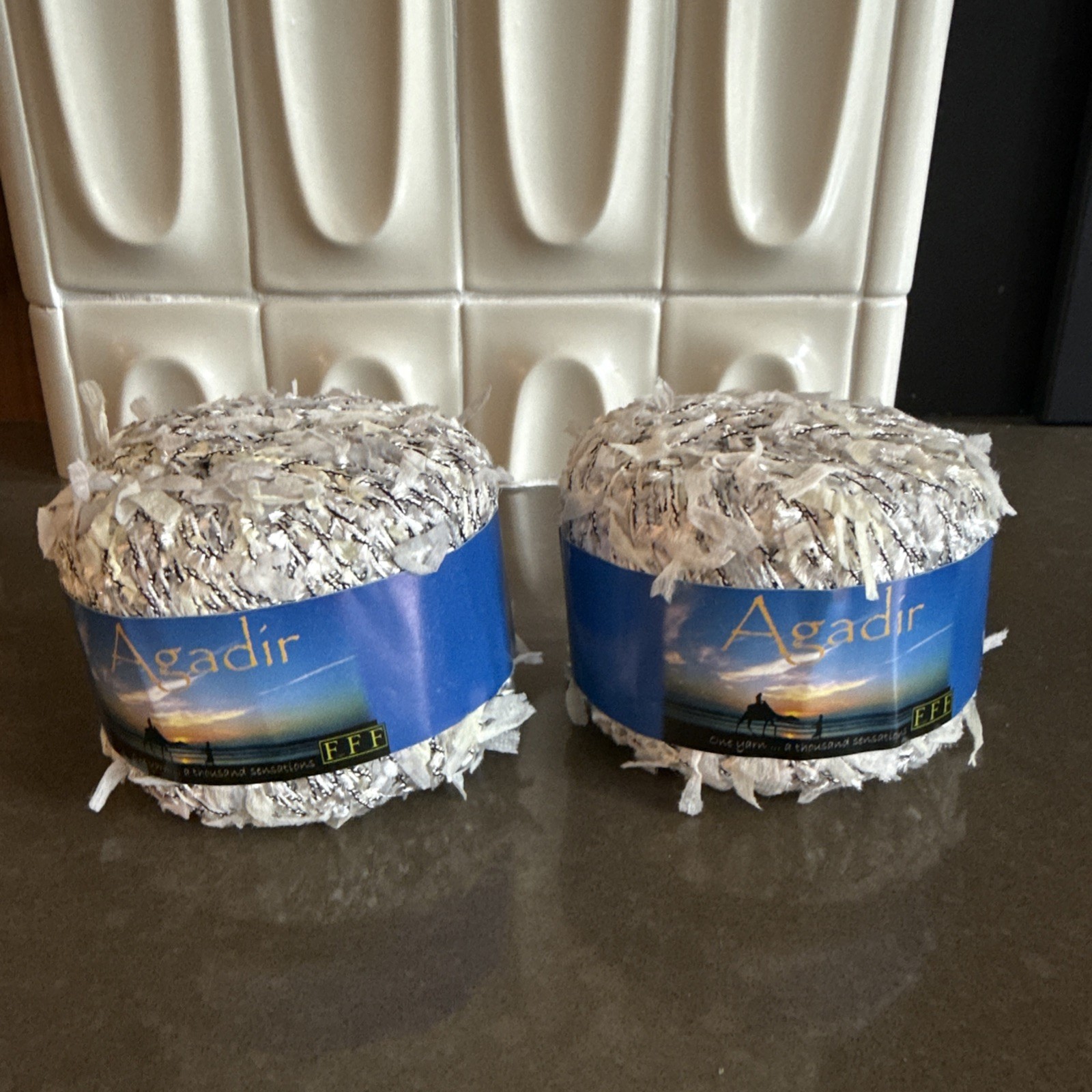 LOT OF 2 Agadir Yarn Balls Color 09