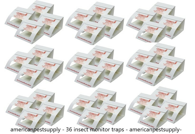 36 Spider Cockroaches Insect Traps Brown Recluse Spider Scorpion Cricket Traps