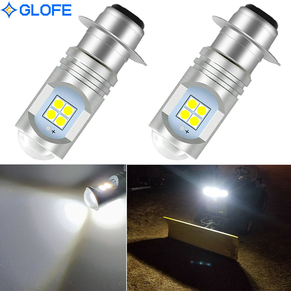 2X LED Bulbs Fit YAMAHA KODIAK 400 4x4 93-95 ATV Headlight Bulb 4KB-84314-01-00