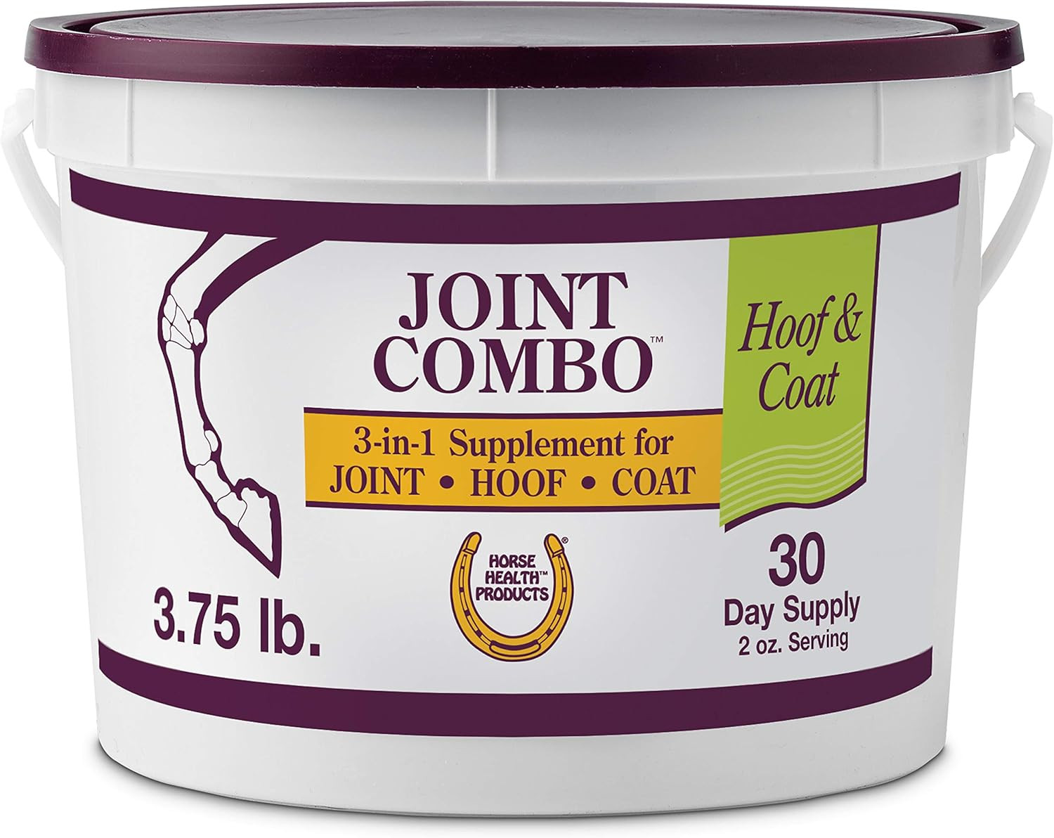 Horse Health Joint Combo Hoof & Coat 3-in-1 Horse Supplement, 3.75 lb