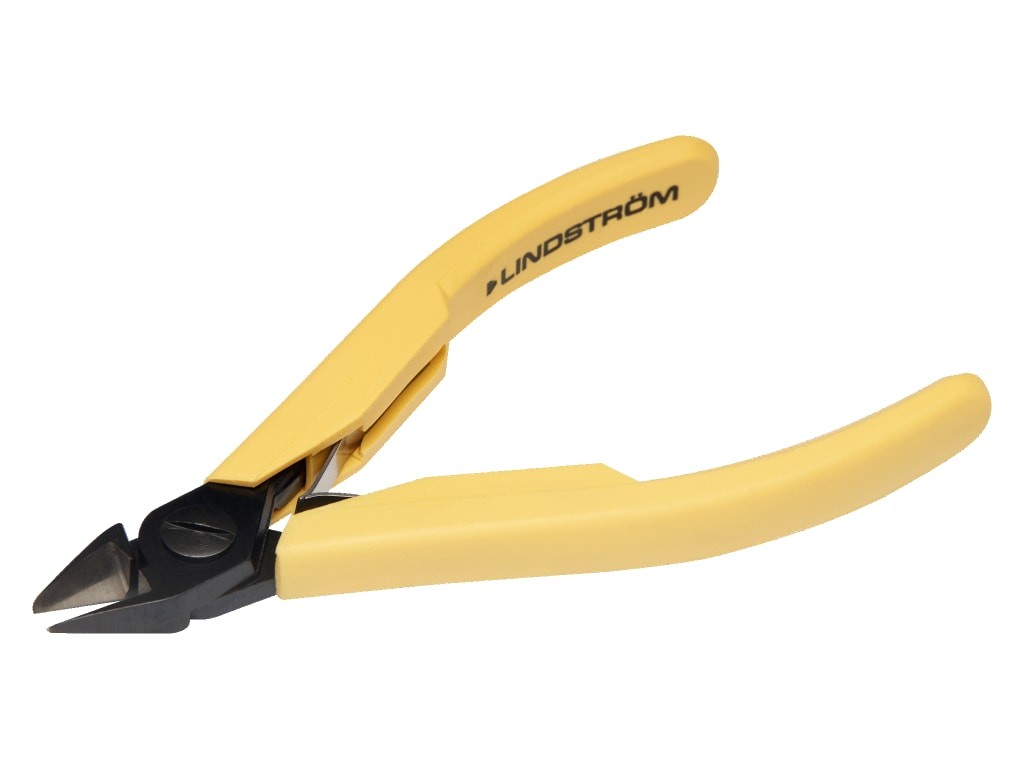 Lindstrom 8144 - Precision Diagonal Cutter w/Tapered Head & ESD Safe Handle,