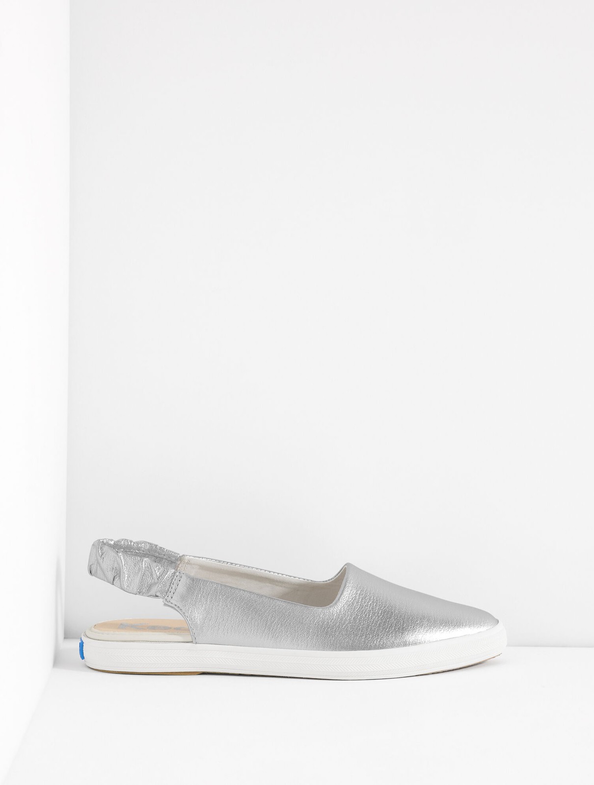 Keds Metallic Leather Point Slingback Sneakers , US Medium Size 5 to 11