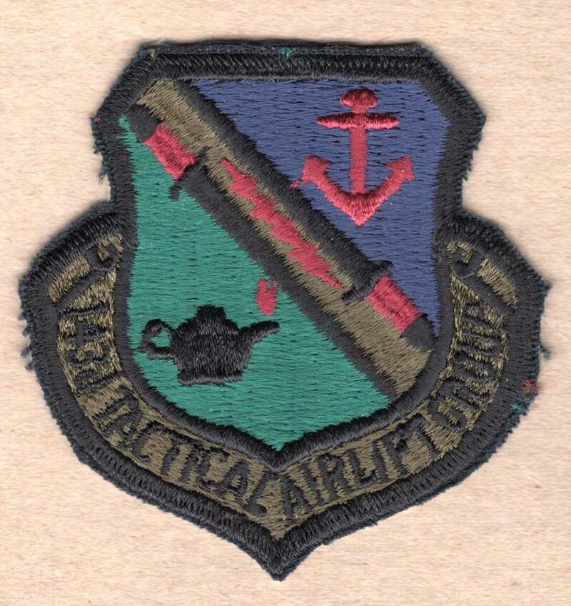 USAF Air Force Patch: 143rd Tactical Airlift Group - subdued