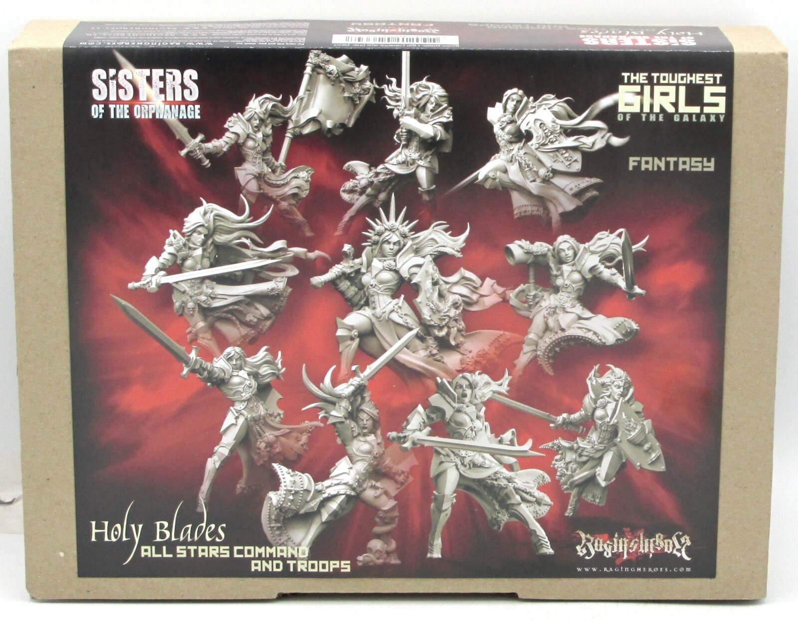 Raging Heroes 26647 Holy Blades All Stars Command and Troops (Fantasy) Female